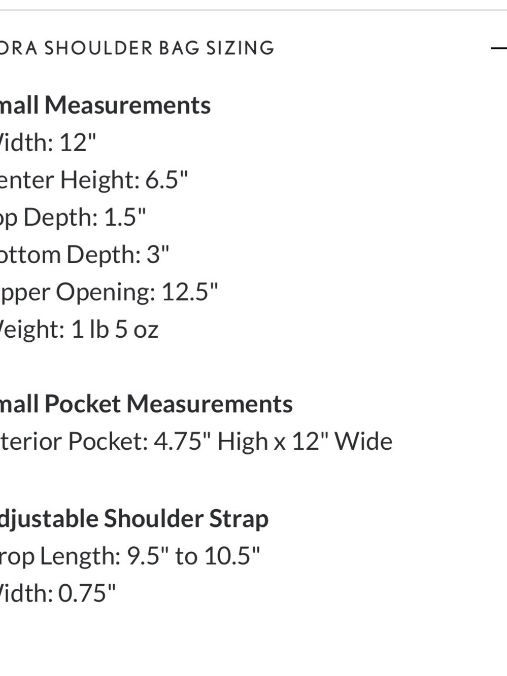 Not going lower Portland Leather Nora Matte Black SMALL SIZE - Picture 2 of 9
